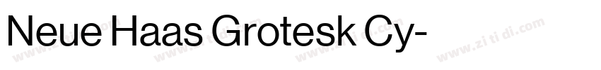 Neue Haas Grotesk Cy字体转换 Neue Haas Grotesk Cy字体转换